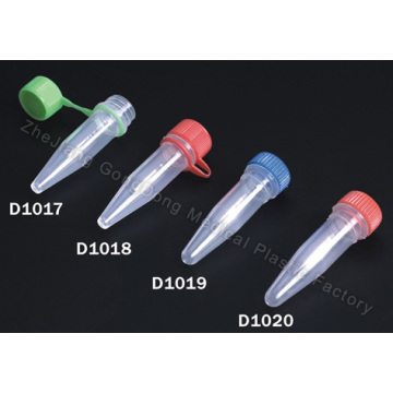 Disposable Centrifugation Tube 1.5ml with Colour Cap